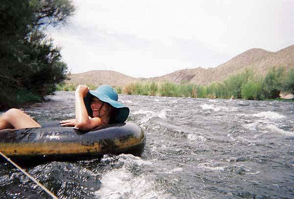 Float down the lower Salt River to relax after the education research conference